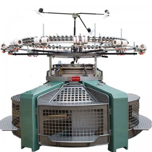 Единична кръгла машина за плетене с отворена ширина